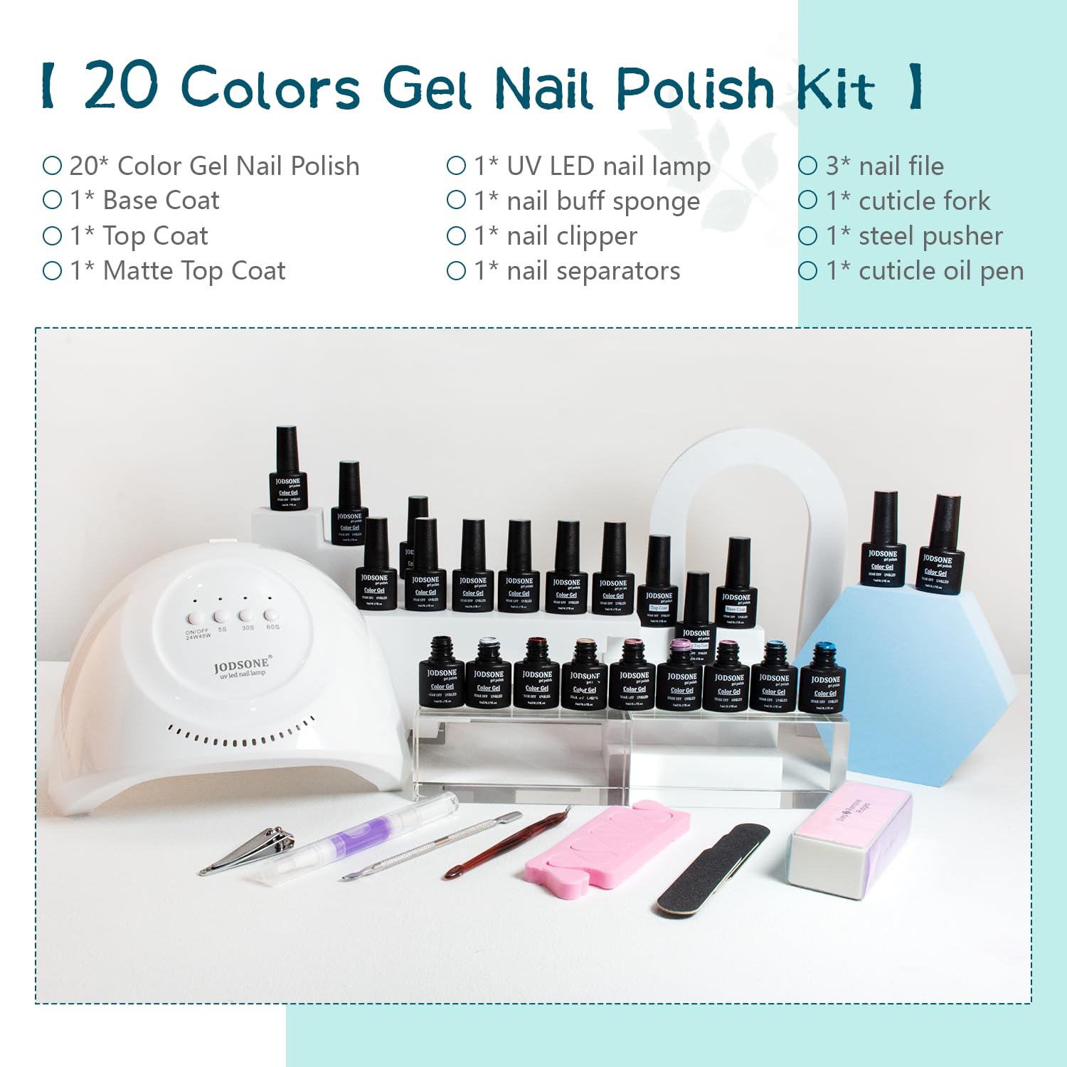 JODSONE no bottom nail lamp ideal for toe nails