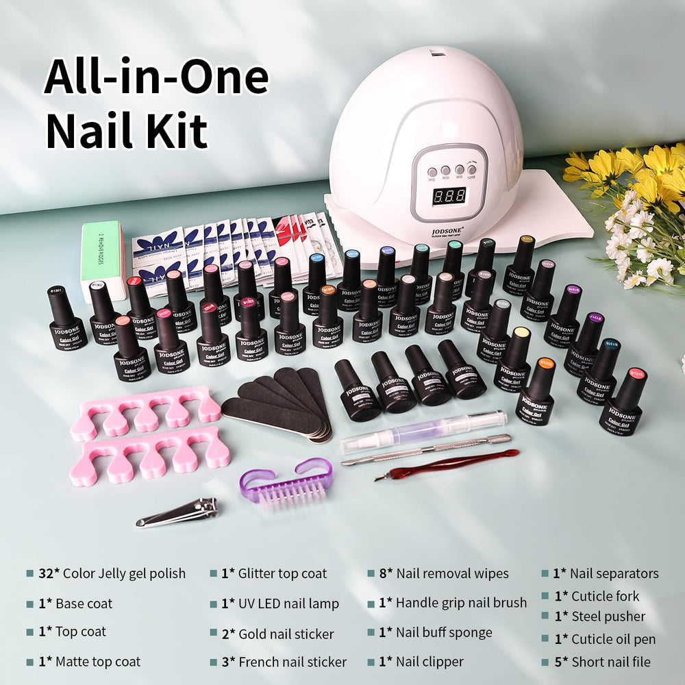 JODSONE professional nail lamp with LCD timer for precise curing