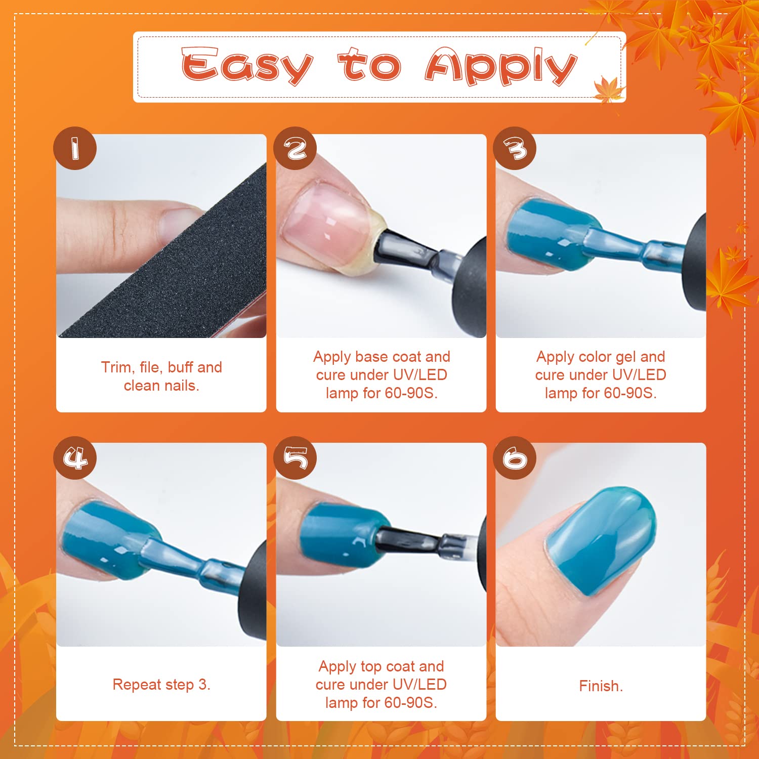 JODSONE professional nail tools bundle supports a complete home manicure.