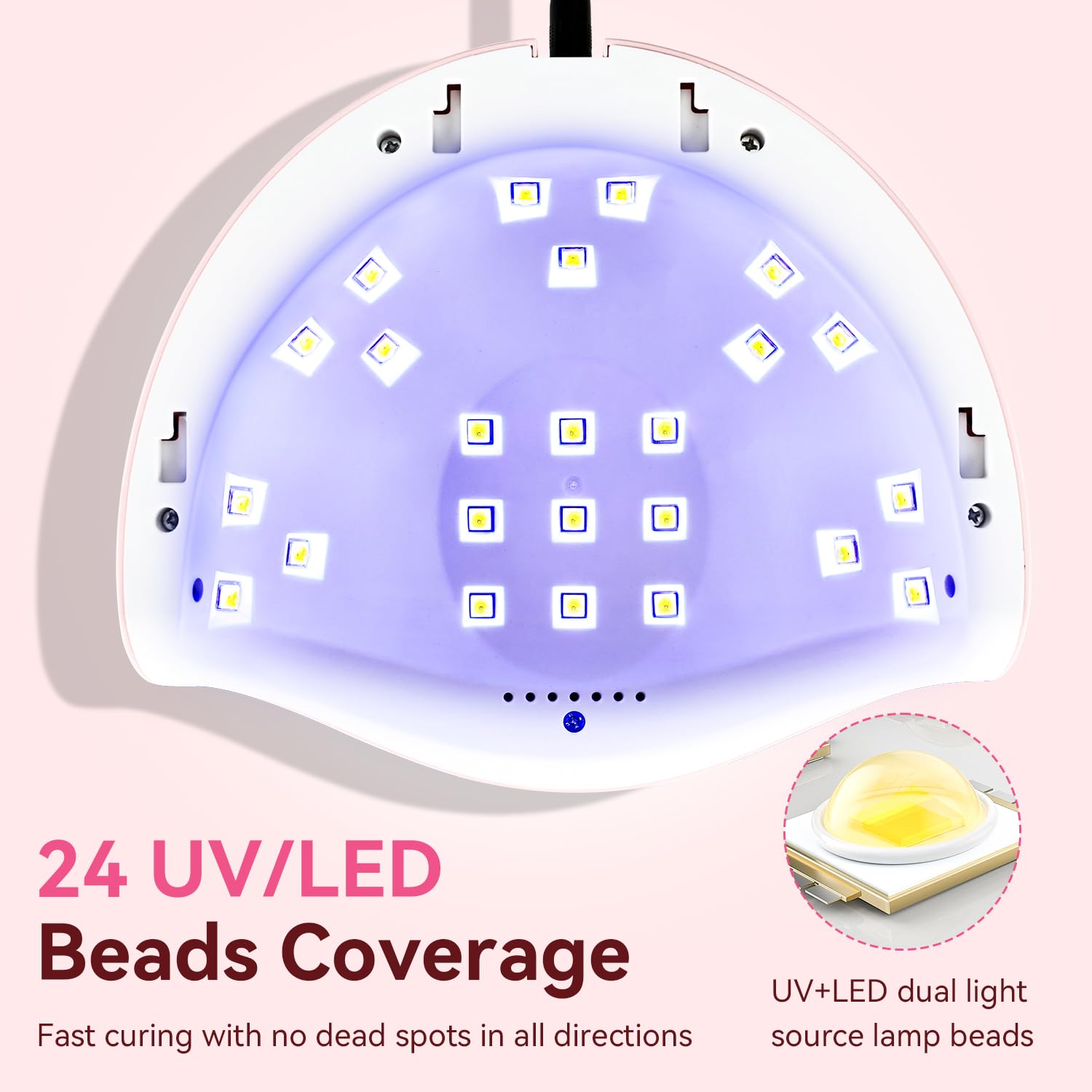 Luz dual de JODSONE UV-LED para resultados consistentes