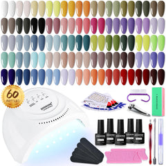 JODSONE gel nail kit open box showcasing color variety for at home manicure versatility