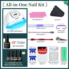 JODSONE base and top coats pack for durable, glossy manicures.