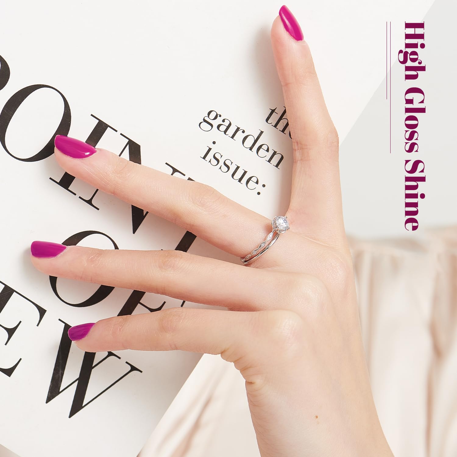 JODSONE gloss top coat for shiny, salon-quality manicures.