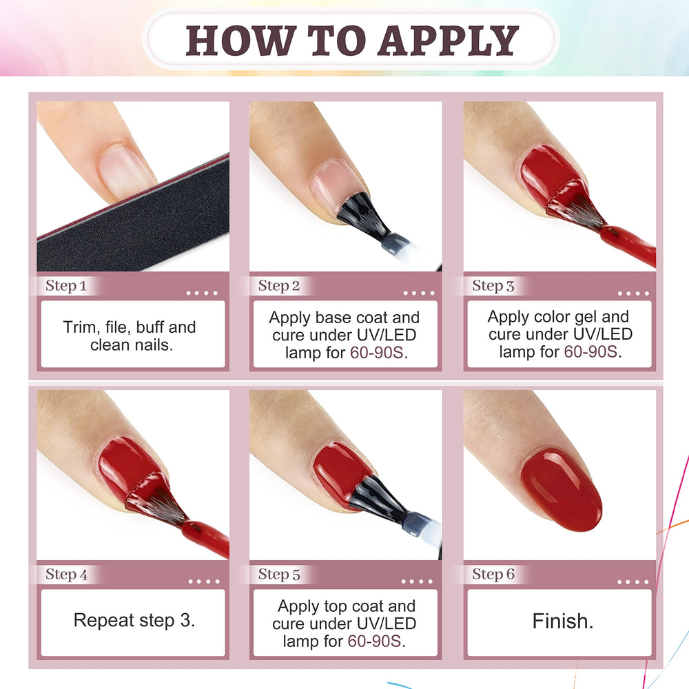 JODSONE long-lasting gel finish preview suggesting up to three weeks wear