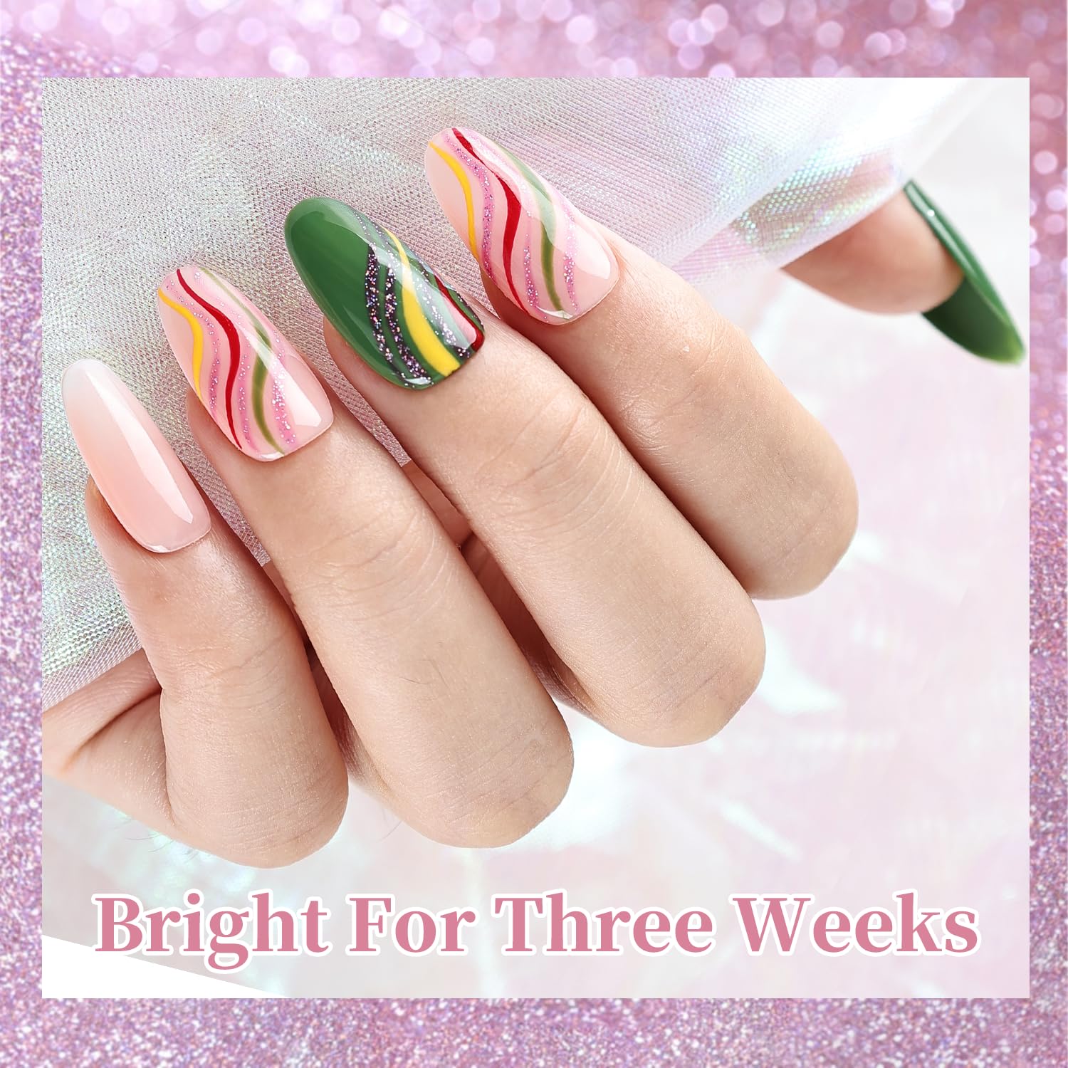 JODSONE Nail Art Gel Liner Set UV-LED cure 60-120s.