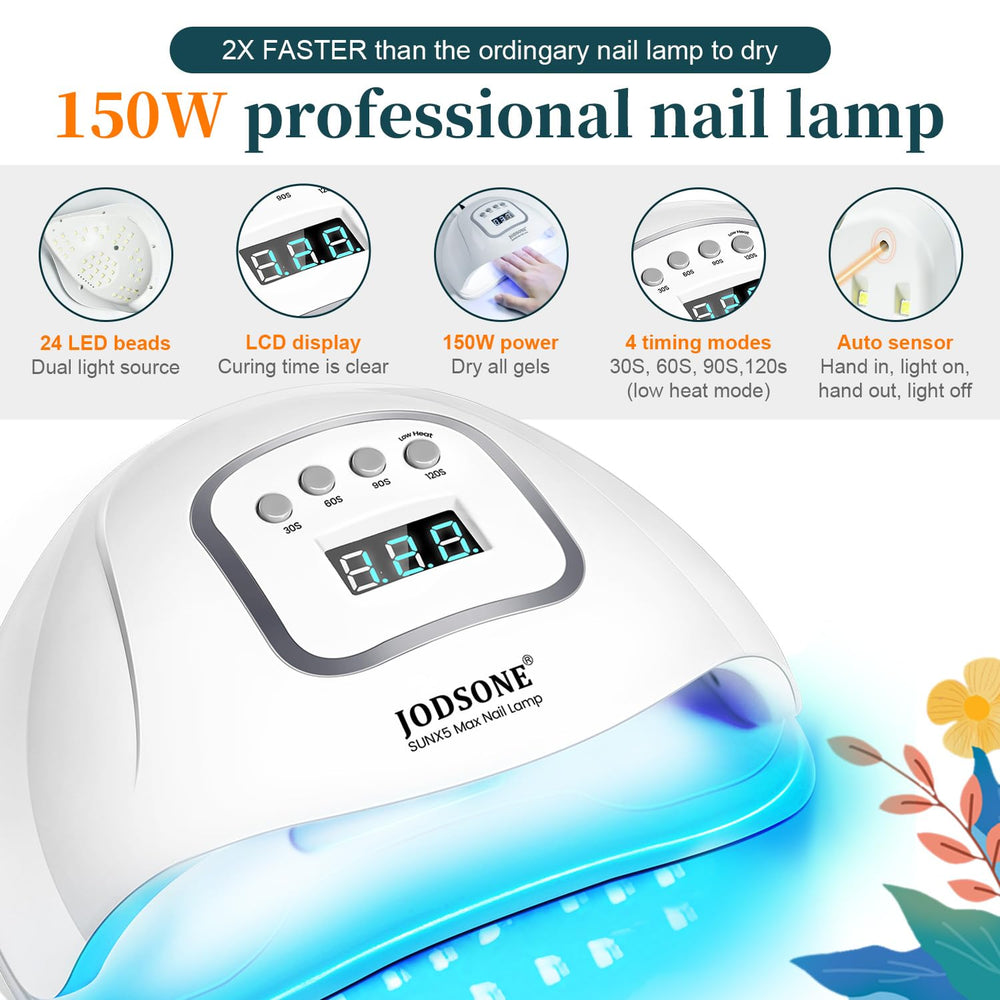 JODSONE nail-art-tools included for precise, easy designs.