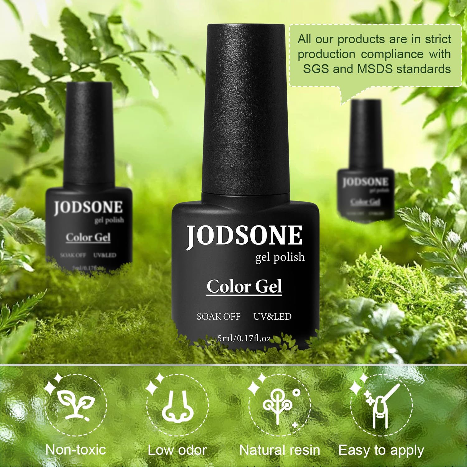 JODSONE smart nail lamp with 3 curing modes for quick settings
