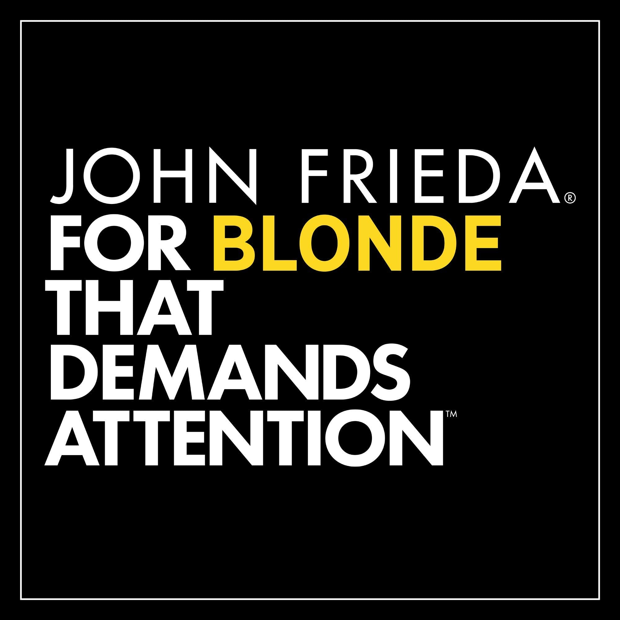 John Frieda Sheer Blonde two-pack display highlights value and savings.
