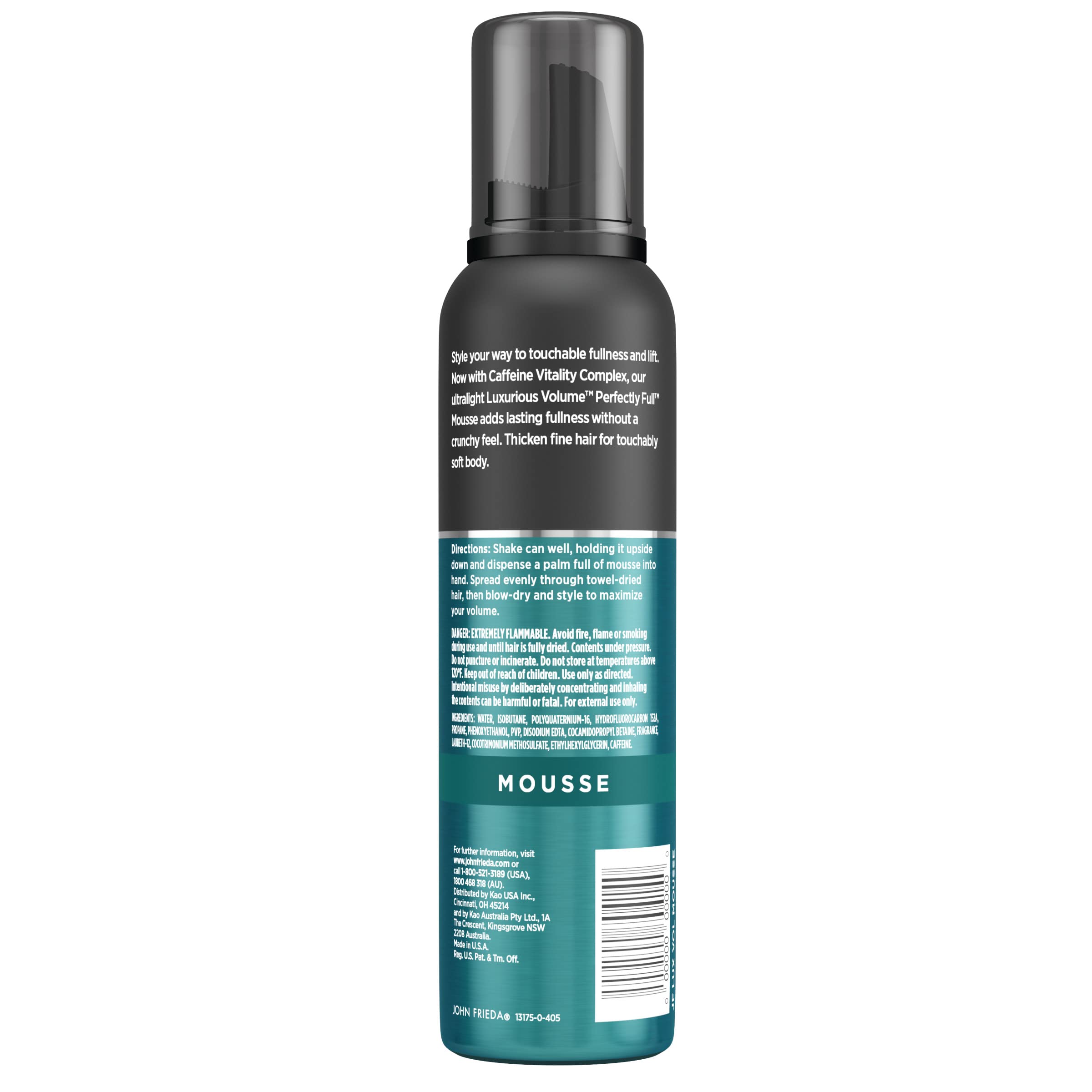 John Frieda Volume Lift after-use look shows lasting fullness and movement.