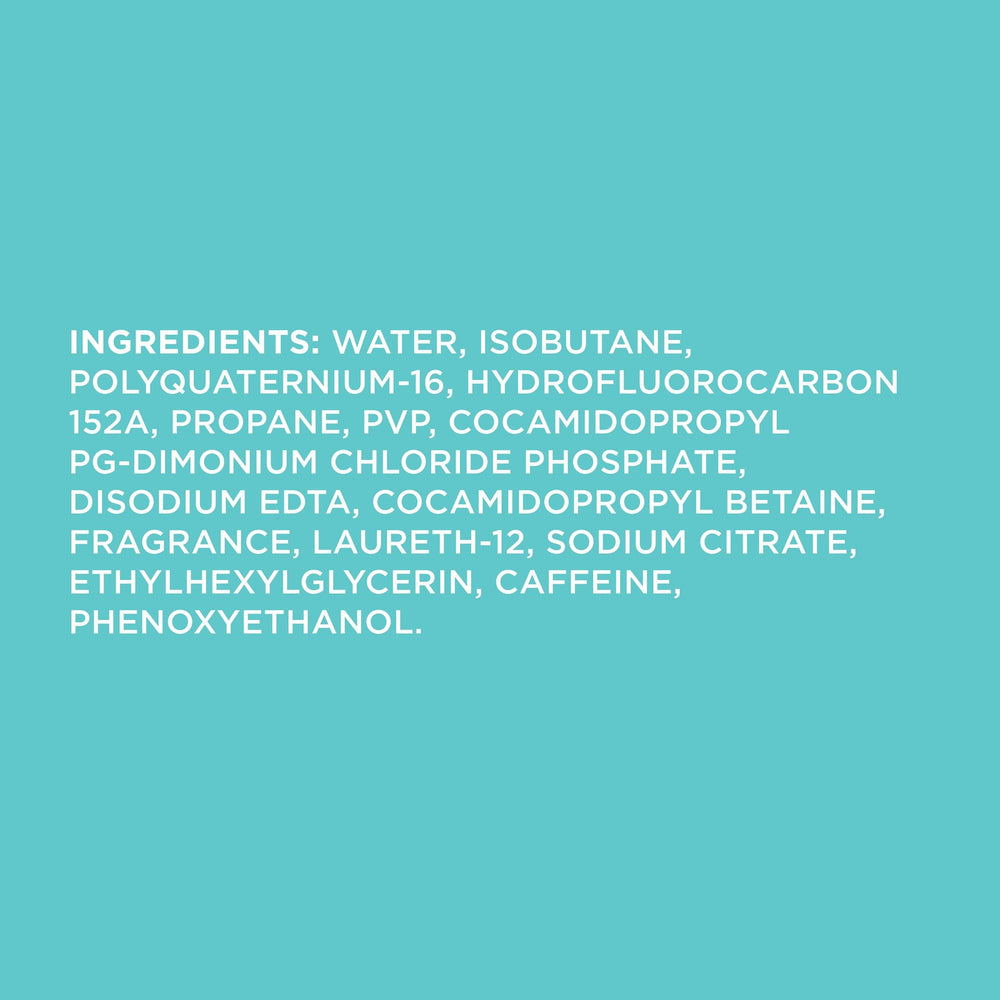 John Frieda Volume Lift packaging update highlights lightweight formula for everyday use.