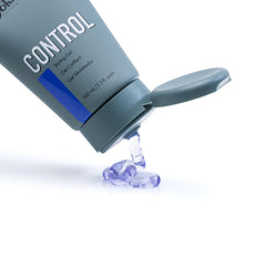 Johnny B. Control gel hands dispensing shows convenient use and quick washout.