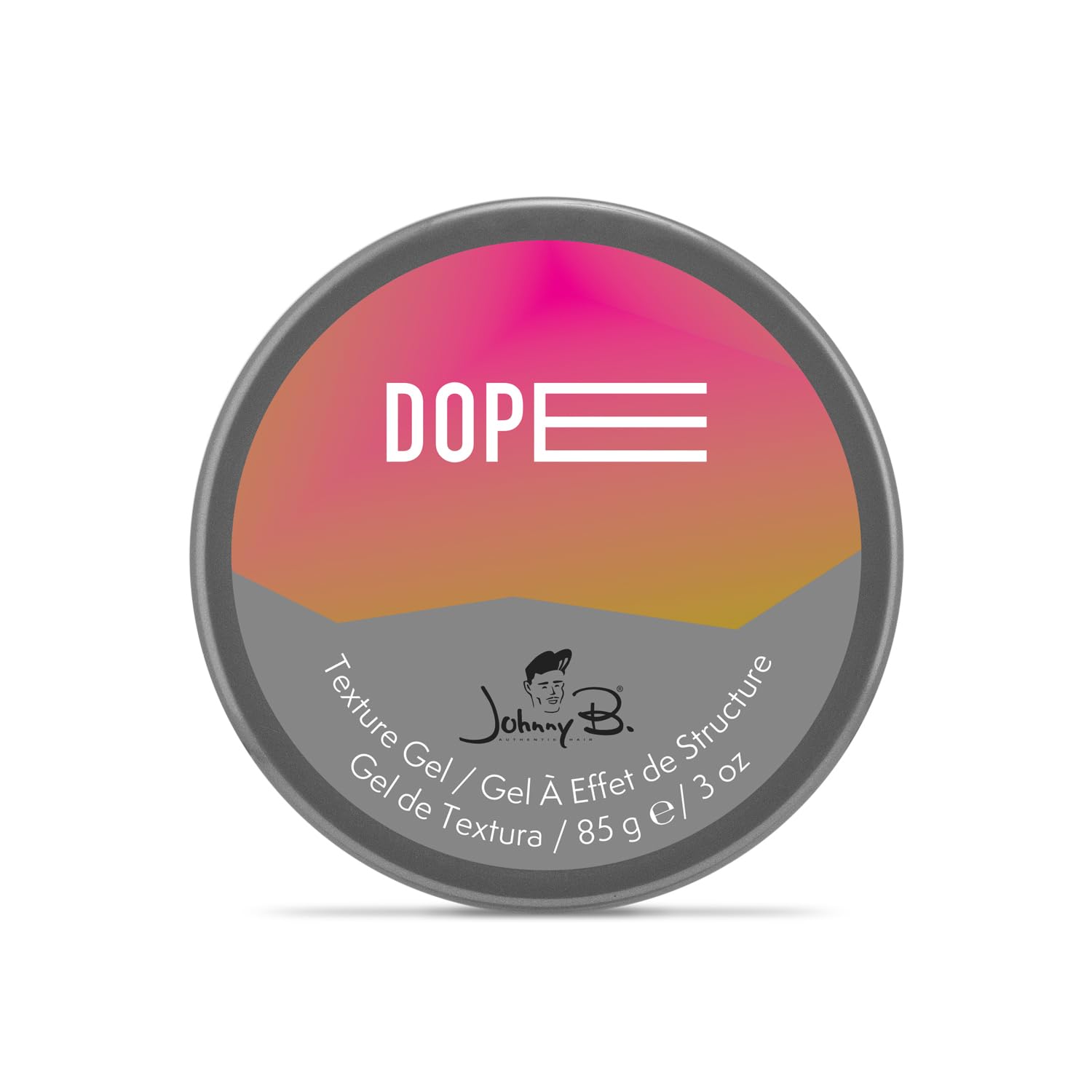 Johnny B. Dope Texture Gel hands-application demonstrates easy, mess-free styling