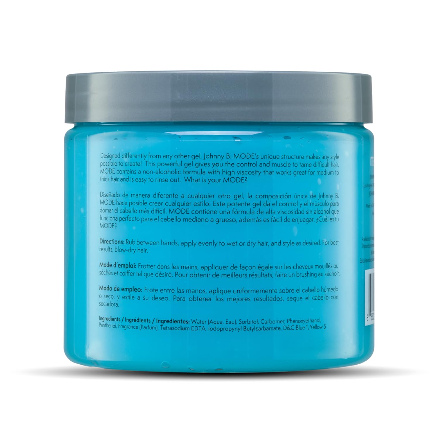 Johnny B Mode application with hands captures effortless styling and reworkability.