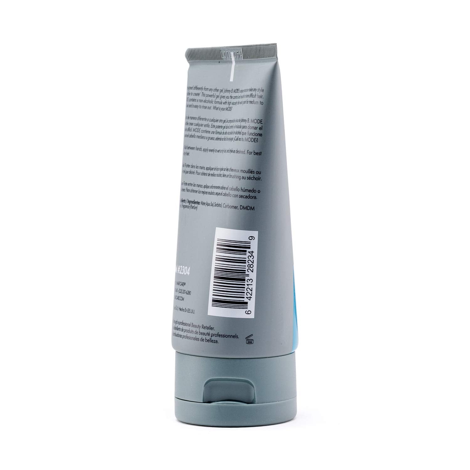 Johnny B Mode hands applying gel demonstrates easy grip and smooth distribution.