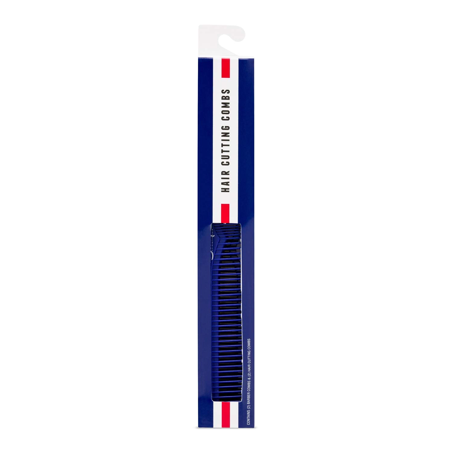 Johnny B cutting combs close-up highlighting durable carbon construction and professional feel.