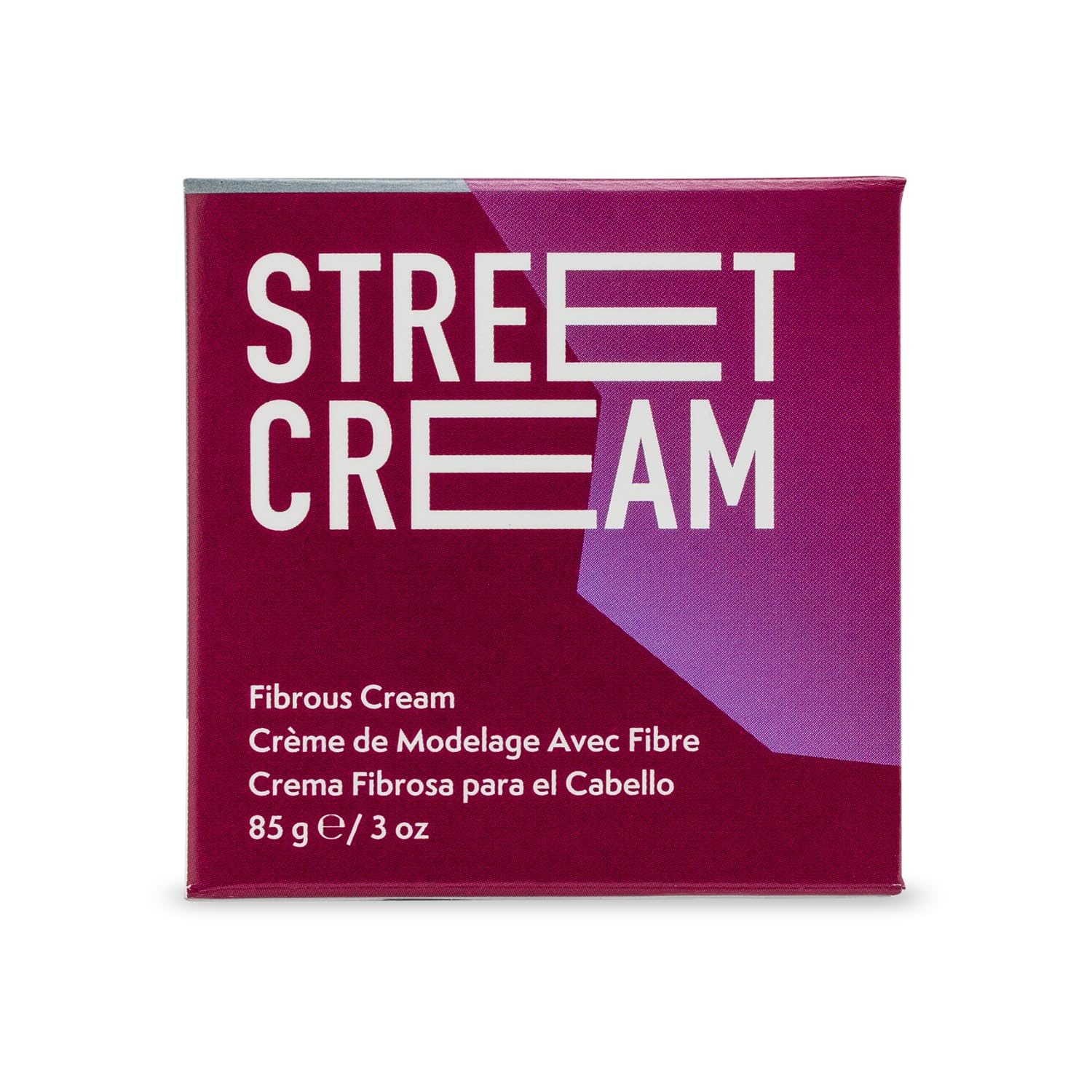 Johnny B. Street Hair Cream texture closeup emphasizes thickness and lift.
