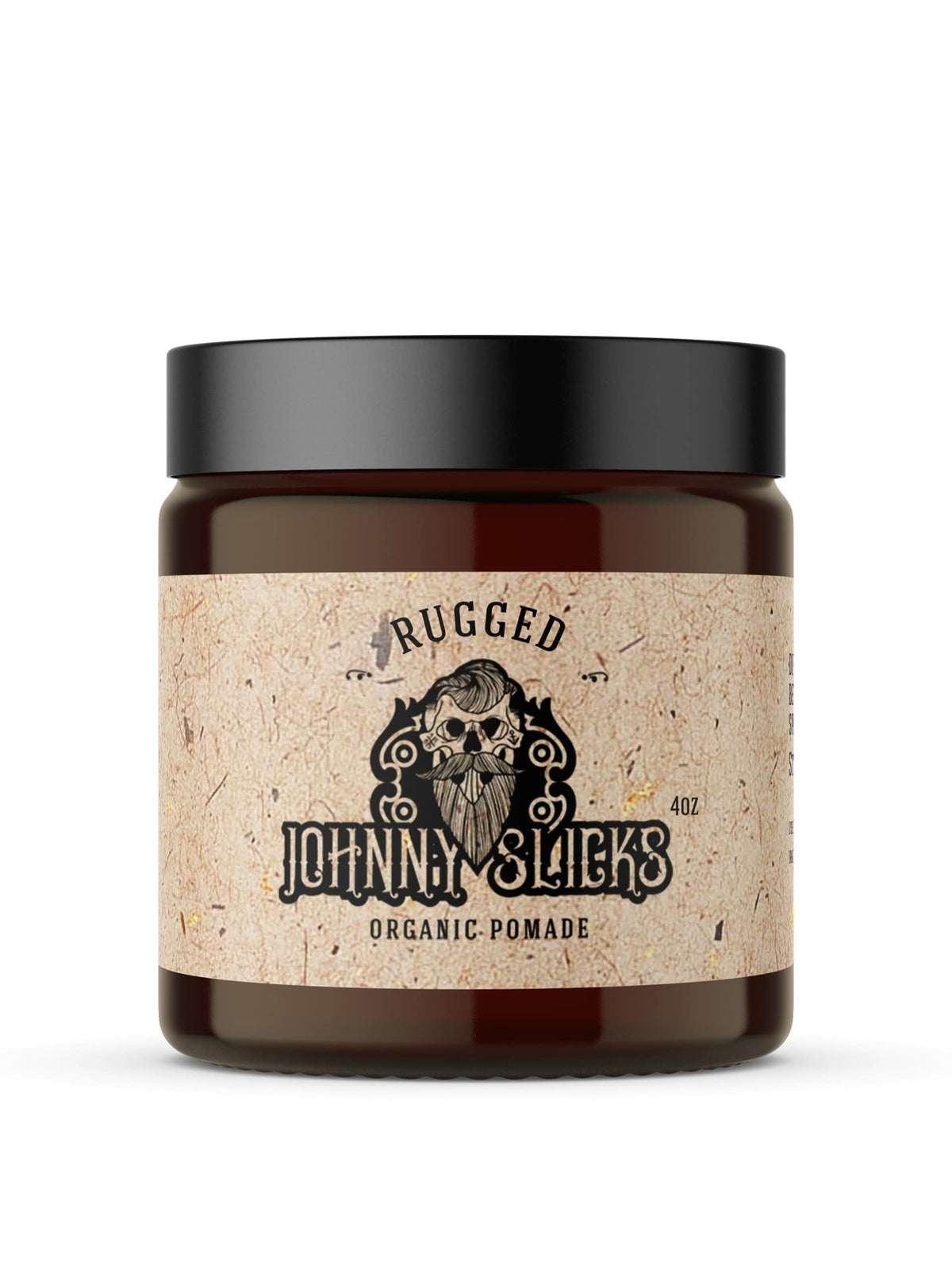 Johnny Slicks oil-based pomade bottle for easy daily styling with low-to-medium hold