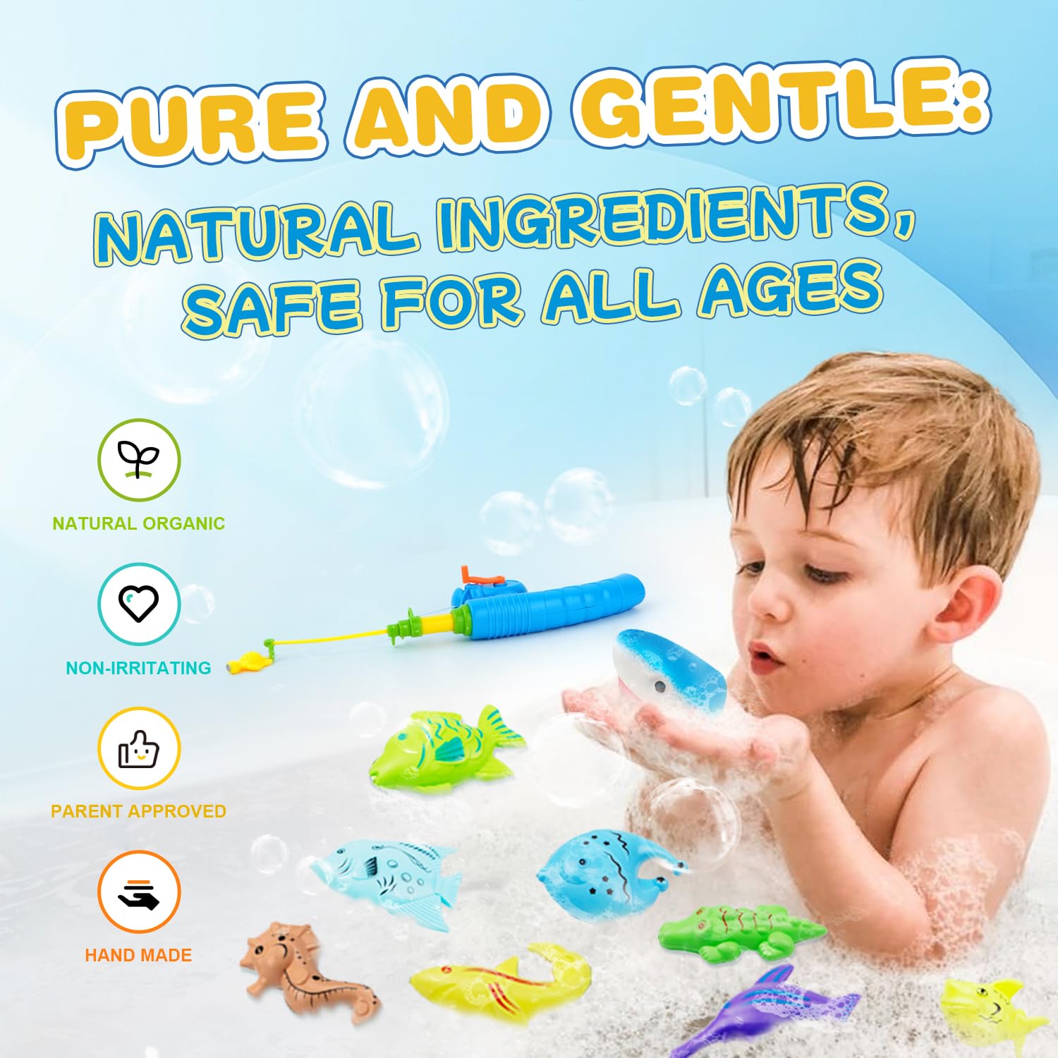 JOI MEW gift idea for birthdays and holidays featuring shark bath bombs