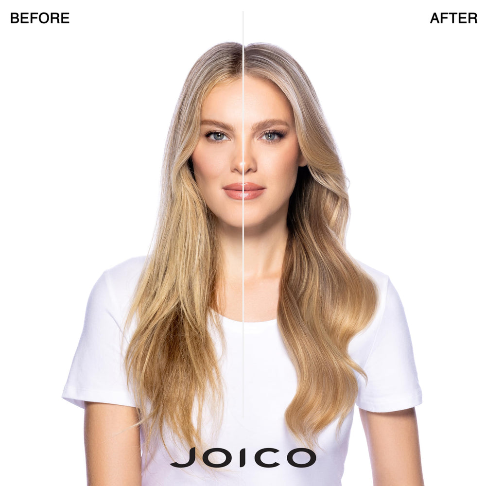 Joico Blonde Life Brightening Conditioner bottle delivers lightweight hydration for silky strands