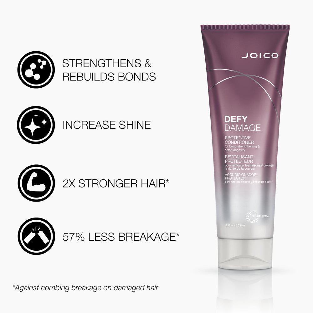 Joico Defy Damage color protection concept shown in product imagery.