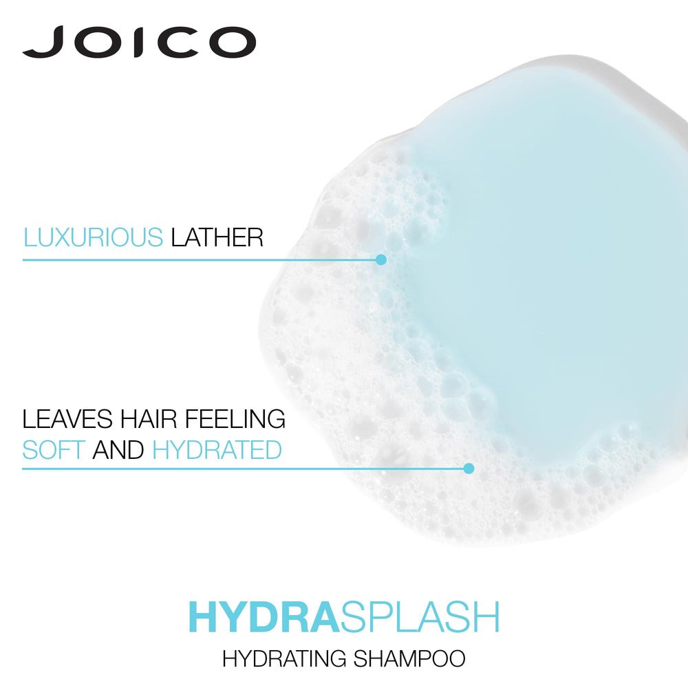 Joico HydraSplash hair after-use texture showing soft hydrated ends