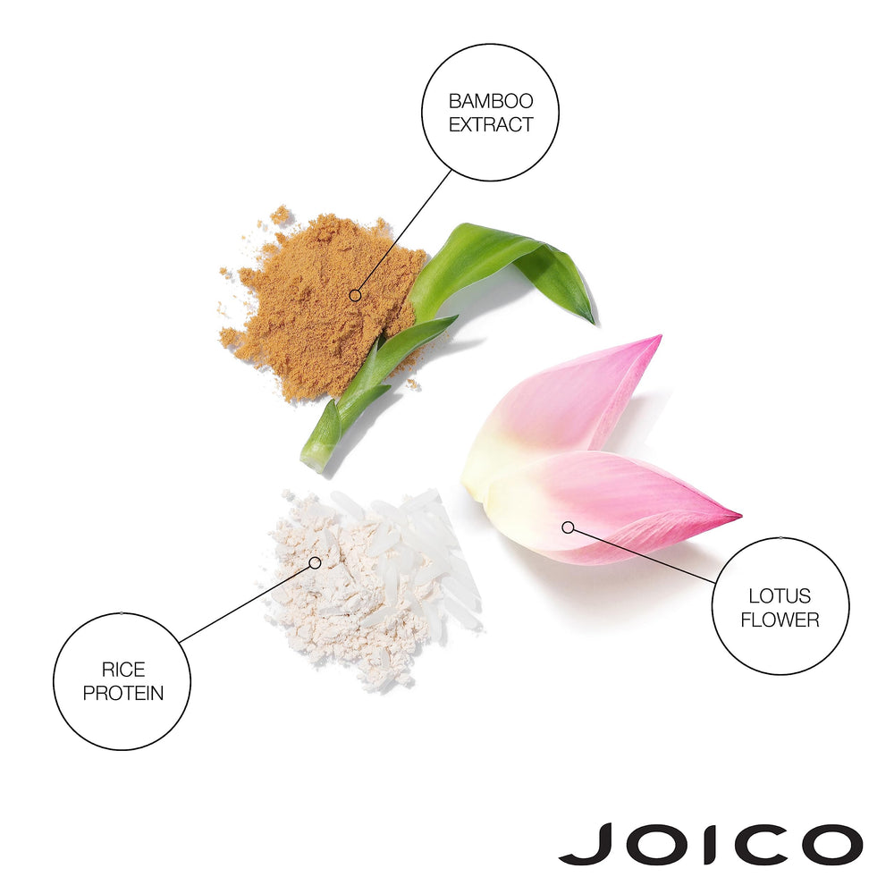 Joico JoiFULL conditioner volume boost captures detangled, voluminous strands