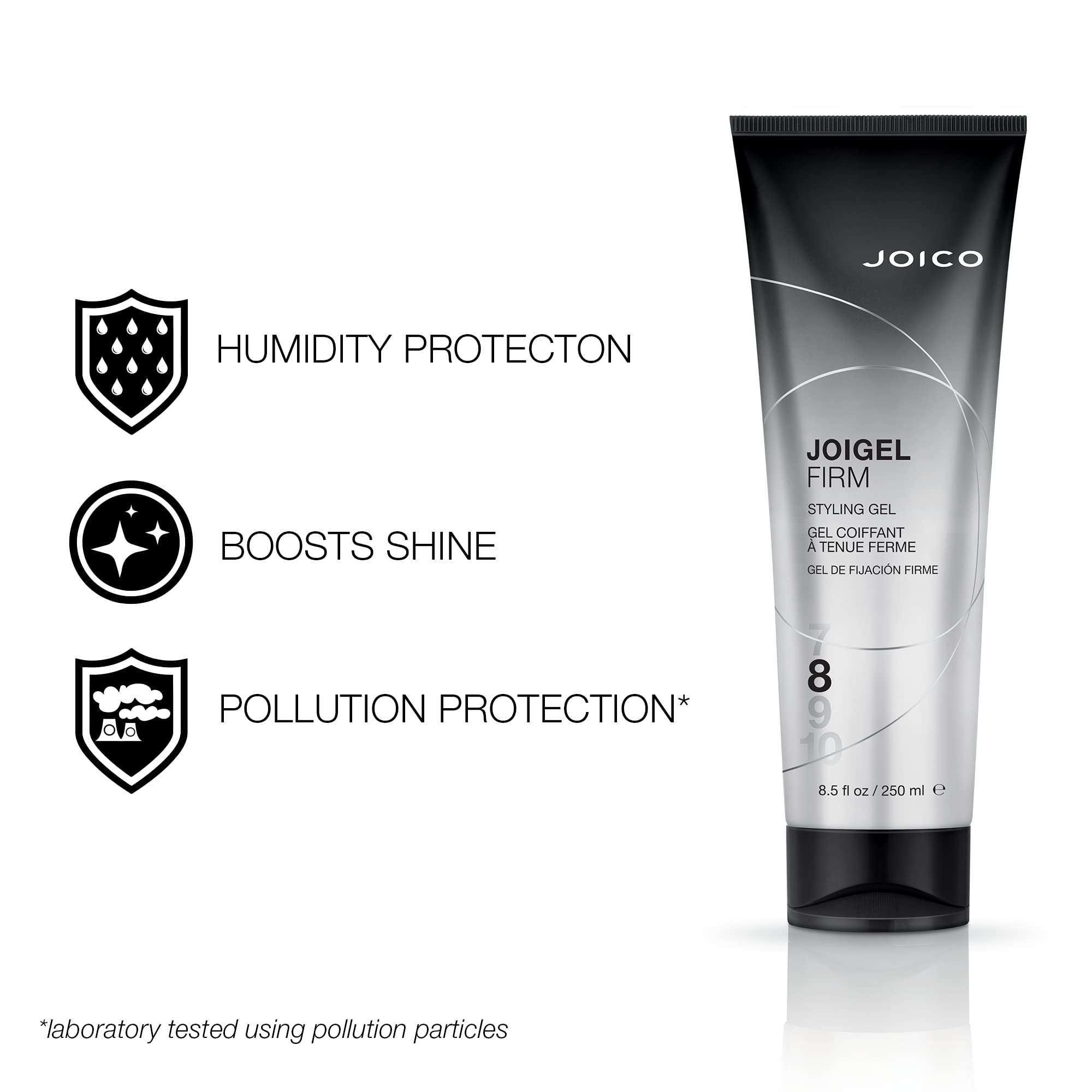 Joico JoiGel Firm Styling Gel demonstrates hair texture application for defined beachy styles.