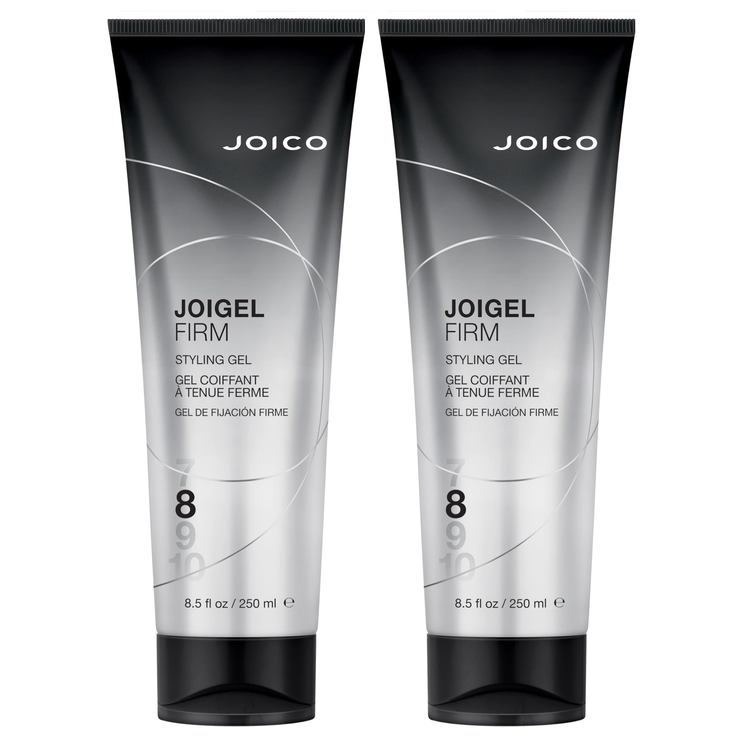 Joico JoiGel Firm Styling Gel two bottles offer strong hold with added shine.