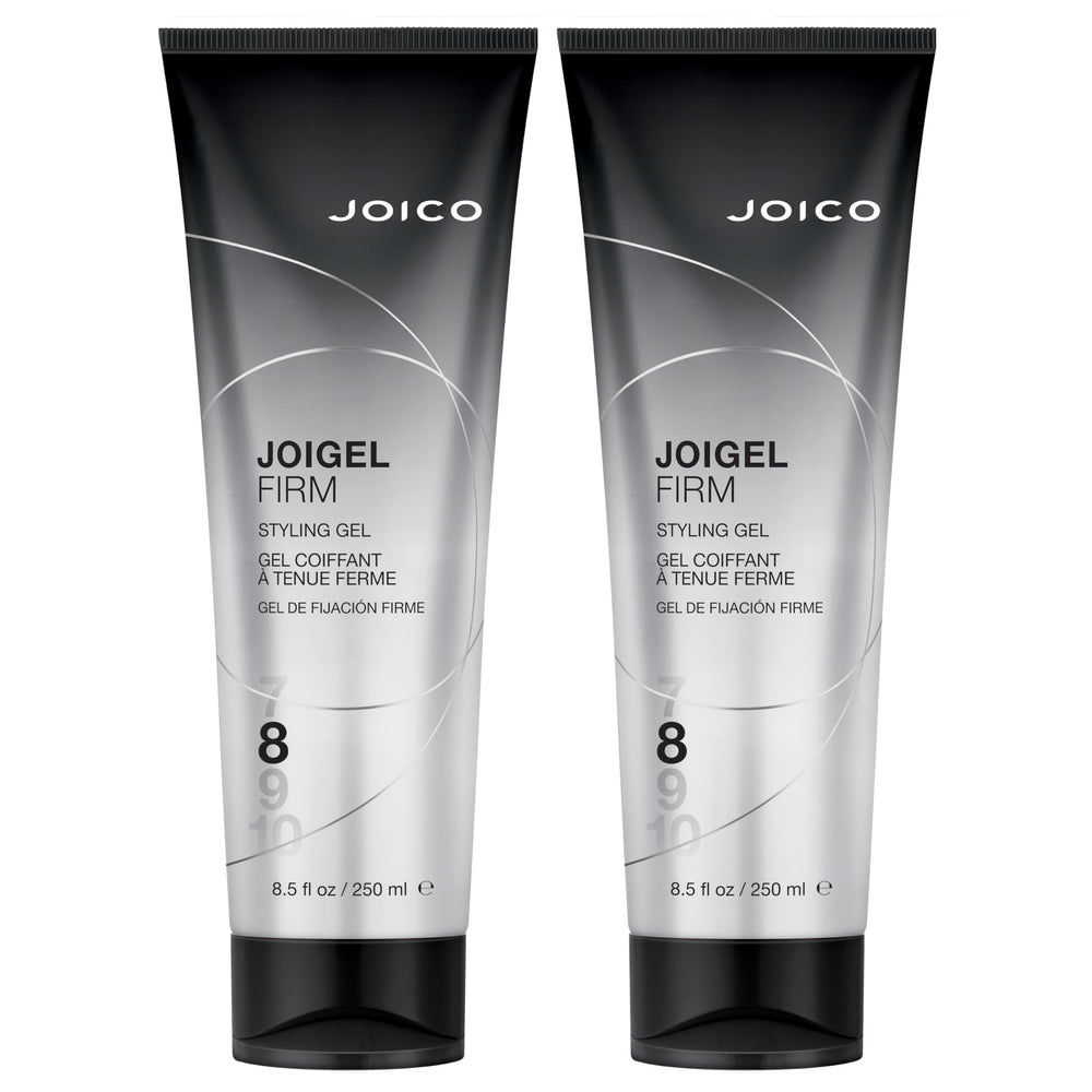 Joico JoiGel Firm Styling Gel two bottles offer strong hold with added shine.