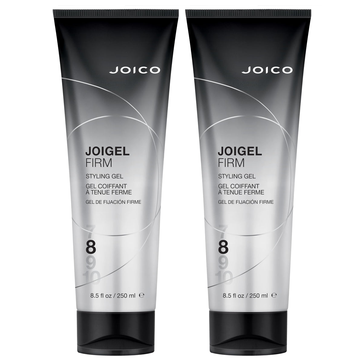 Joico JoiGel Firm Styling Gel two bottles offer strong hold with added shine.