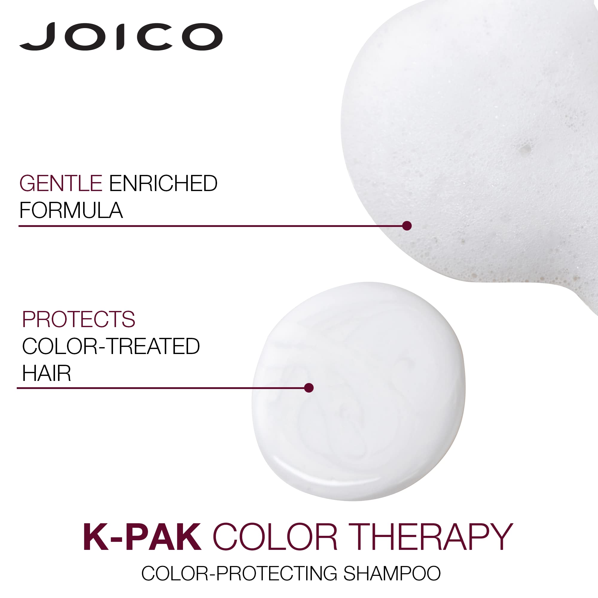 Joico K-Pak Color Therapy damage protection layer closeup illustrates sealed hair surface