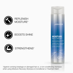 Joico Moisture Recovery set packaging displayed for moisture replenishment.