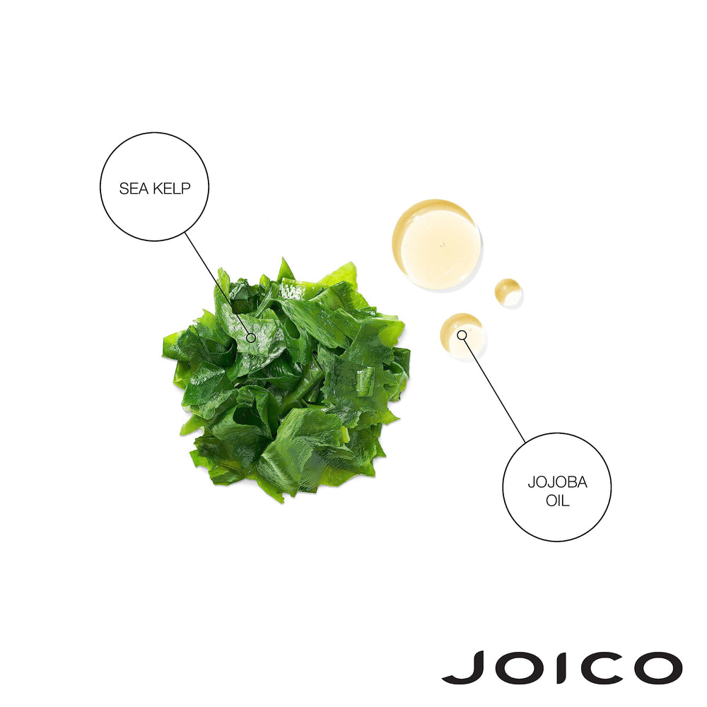 Joico Moisture Recovery shampoo bottle in sink—easy detangling on wash day.