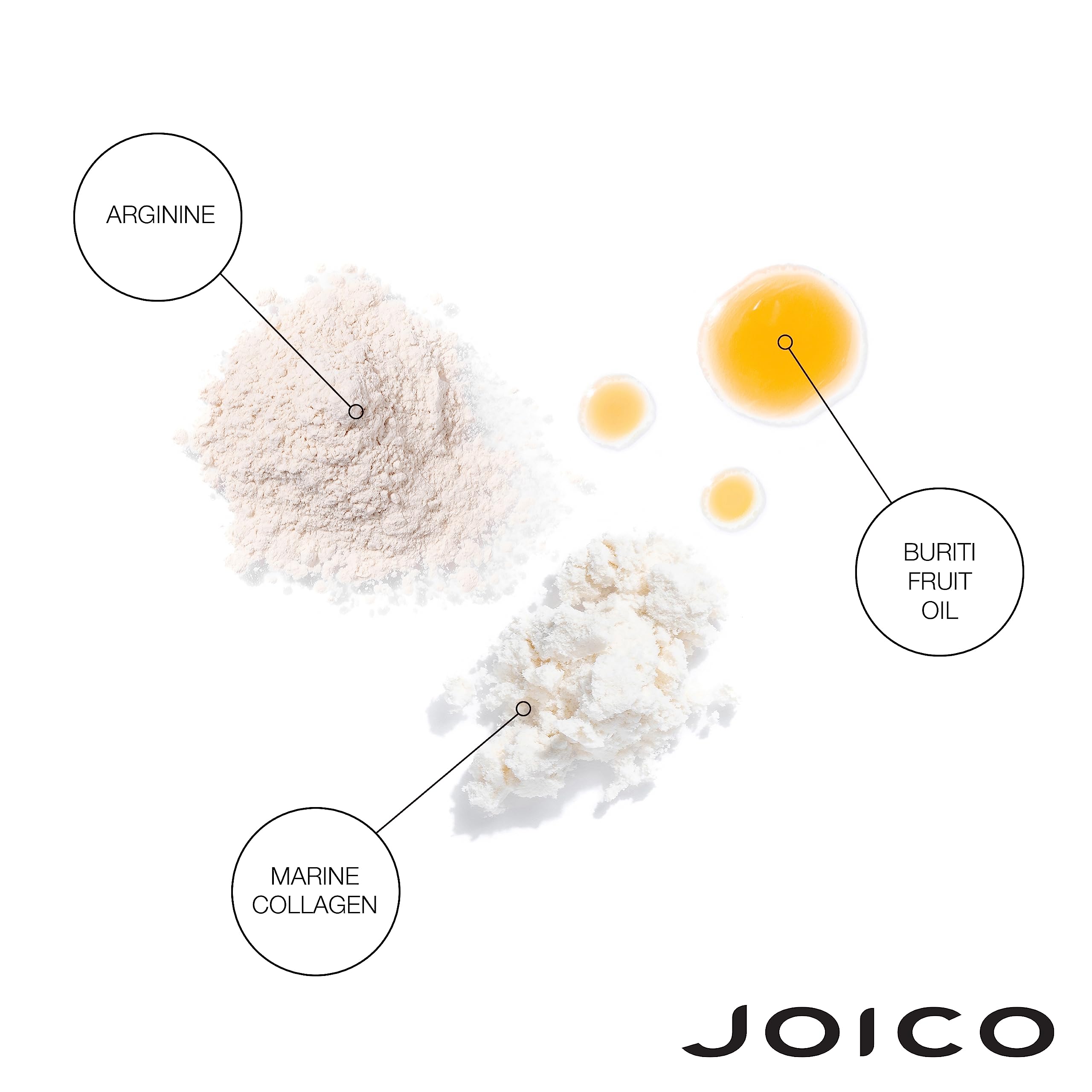 Joico YouthLock hair strands demonstrating frizz control and added bounce.