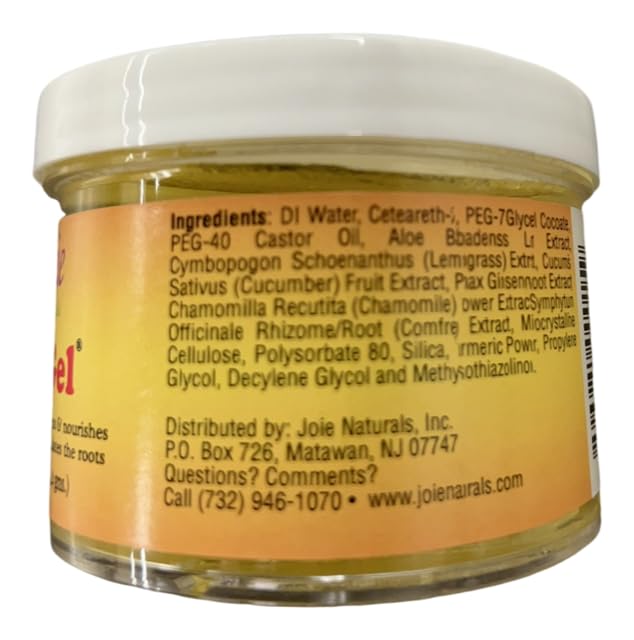 Joie Naturals MyGel 4oz jar easy daily use for styling