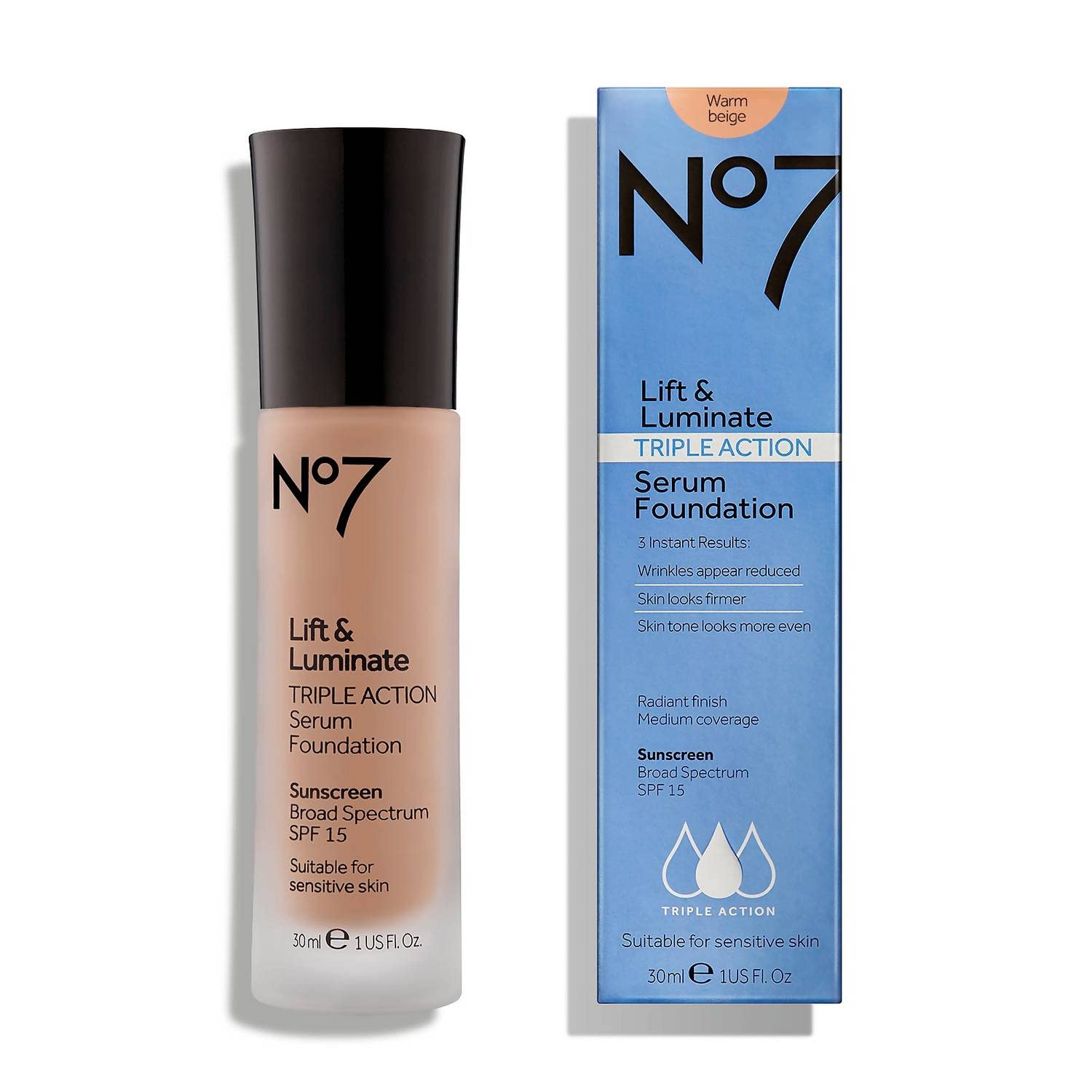 Model applying the foundation to demonstrate effortless blending and natural finish.