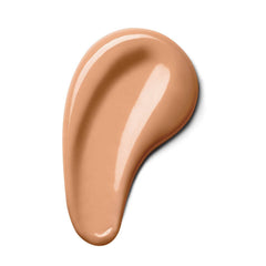 Creamy serum texture swirl on swatch highlighting smooth blend and control.