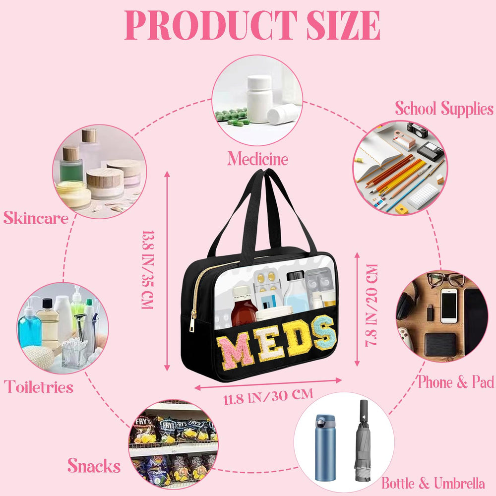 JOJOPOLLO meds bag in travel setup illustrating versatile use