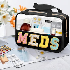 JOJOPOLLO meds bag shows waterproof nylon material and clear panel