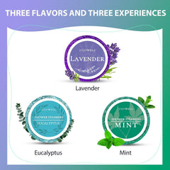 JoJowell mint-pack steamers provide energizing scent for morning routines.