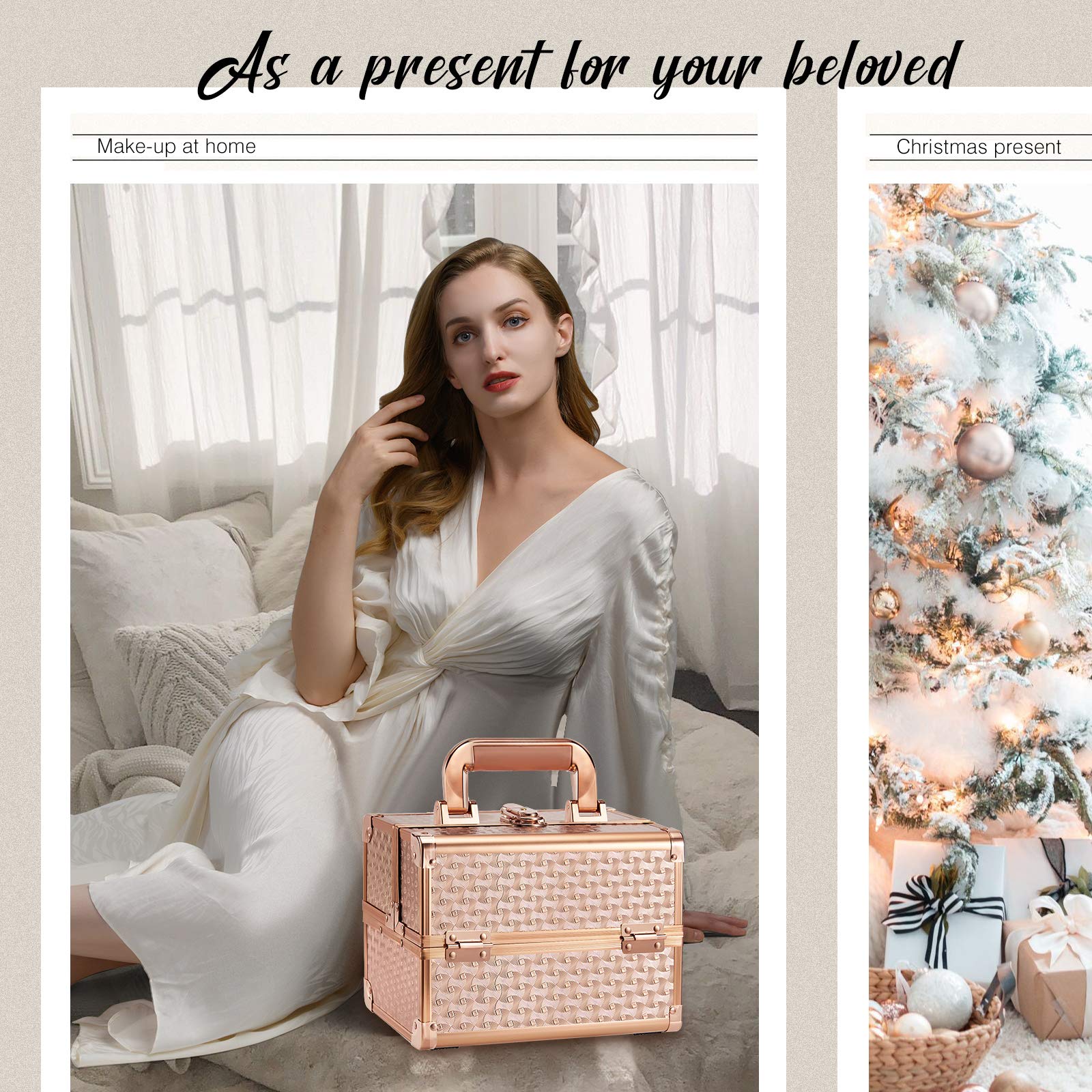 Joligrace gift-ready makeup case ideal for birthdays or holidays