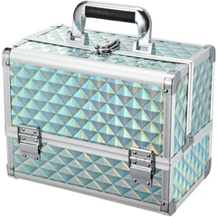 Joligrace makeup box 11.6-inch open tray—expandable storage for cosmetics on the go.
