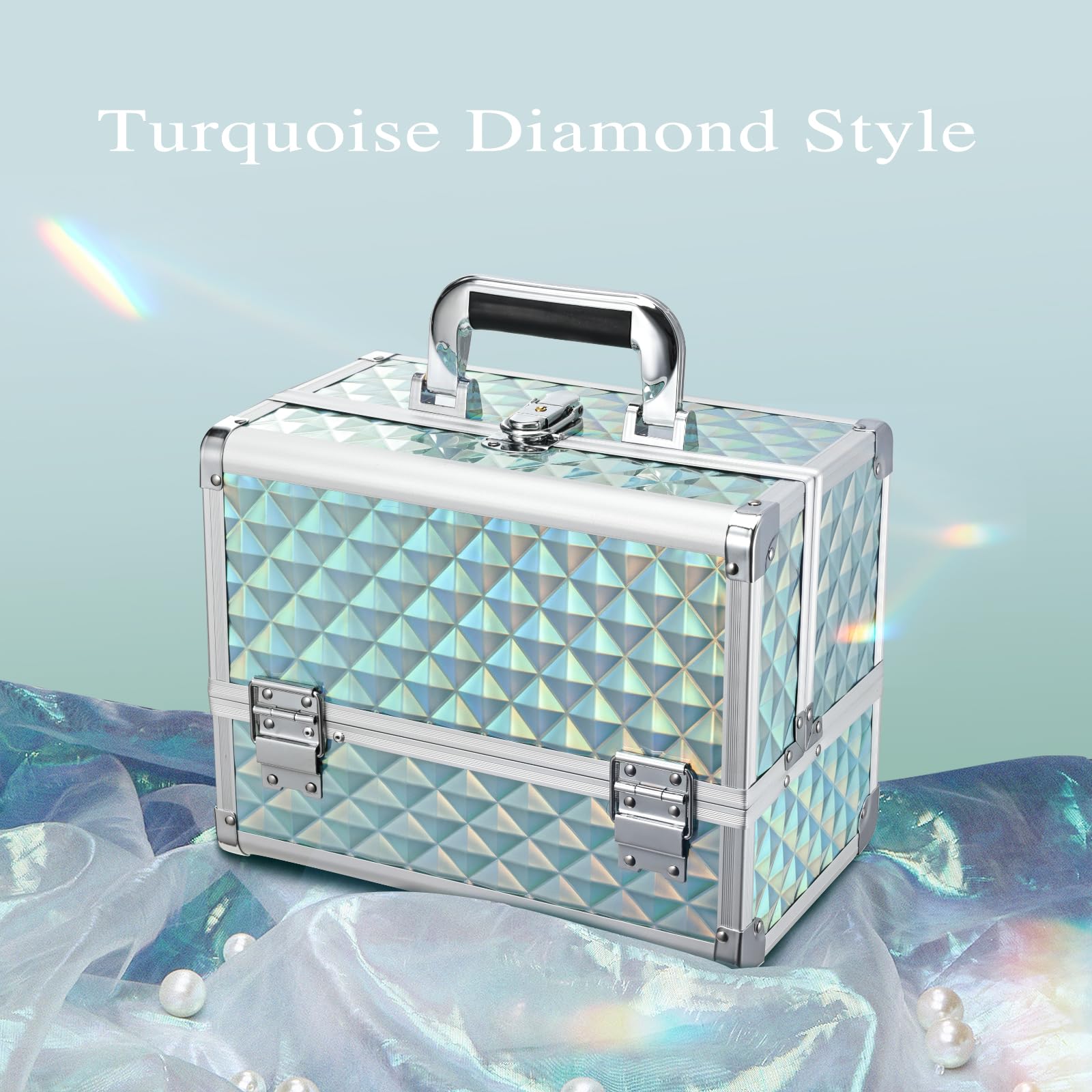 Joligrace makeup box travel-ready design is lightweight yet durable for daily use.
