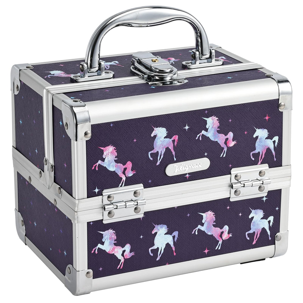 Joligrace unicorn front view showing playful design and organized storage.