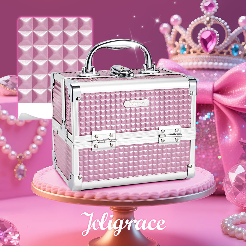 Joligrace makeup case waterproof surface protects cosmetics outdoors