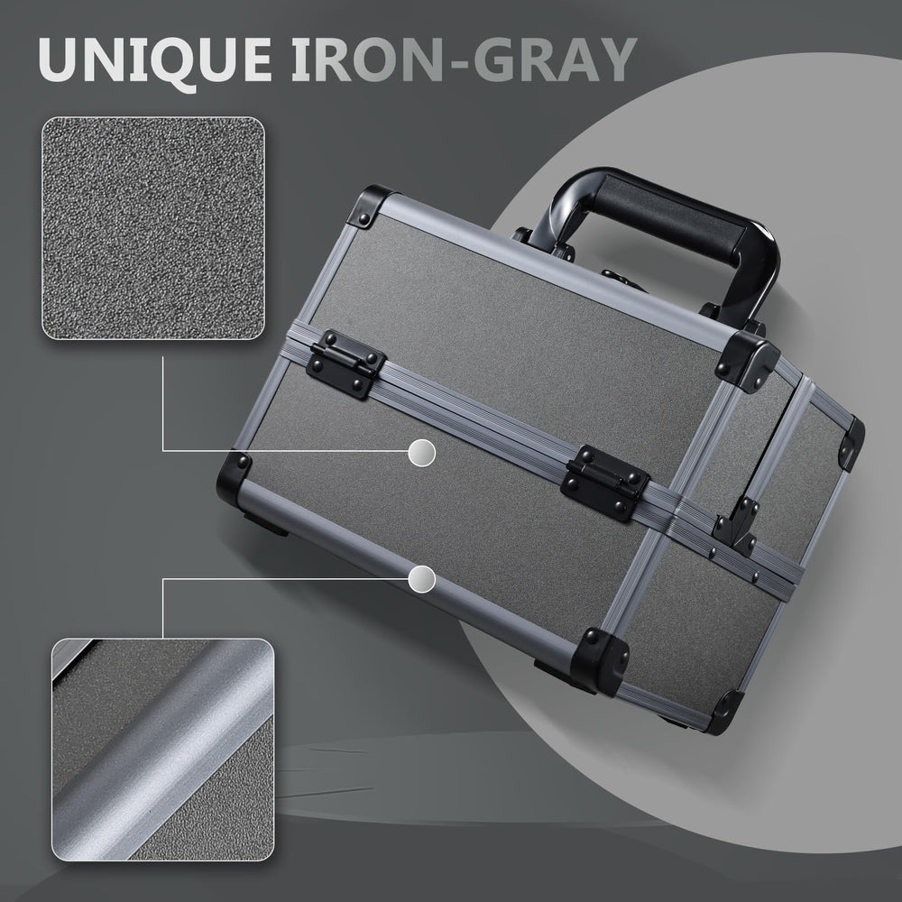 Joligrace waterproof iron-grey surface protects contents from moisture.