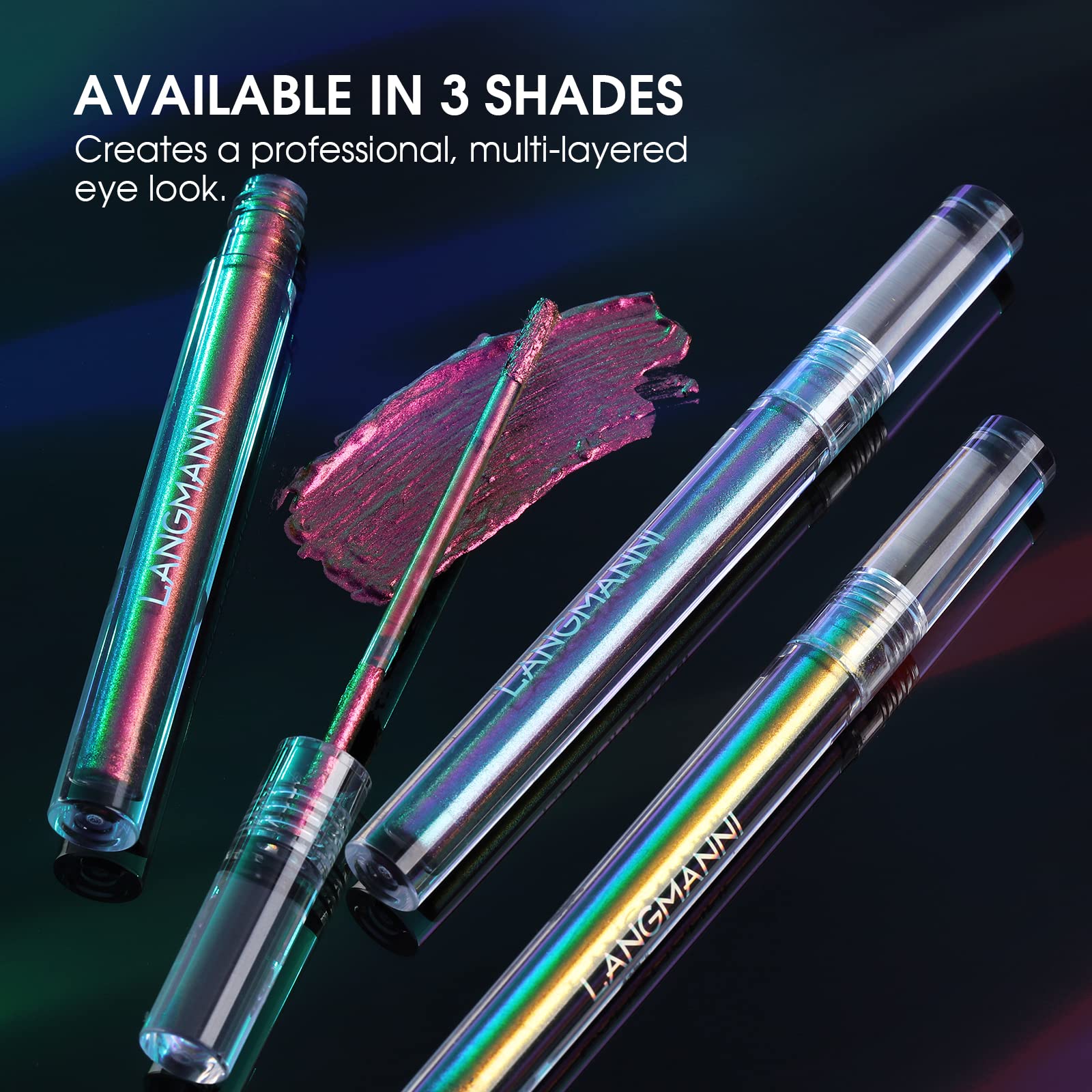 Jolilab eyeshadow can layer for intensity or used as a base for other shades.