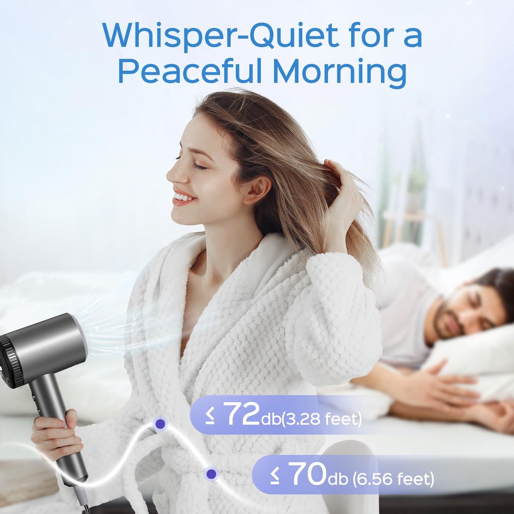Jolitoi hair dryer for women with comfortable, easy handling.