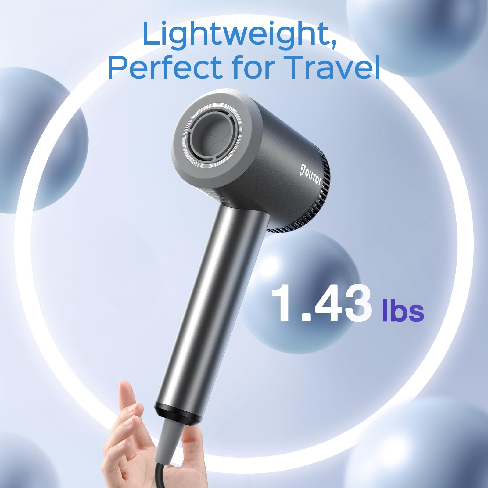 Jolitoi heat-control settings keep styling within comfortable ranges.
