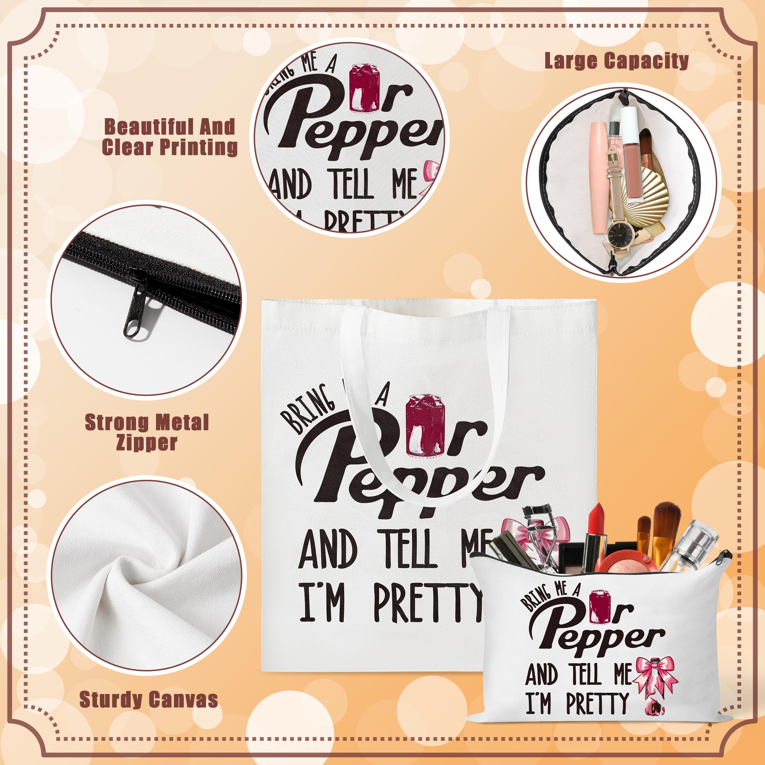 Jollaroo drinks canvas front design showing Just A Girl Who Loves Dr Pepper